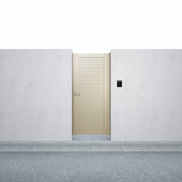 シンプレオ門扉　５型　片開き　柱仕様     １１・１８R（L） | YKKAP